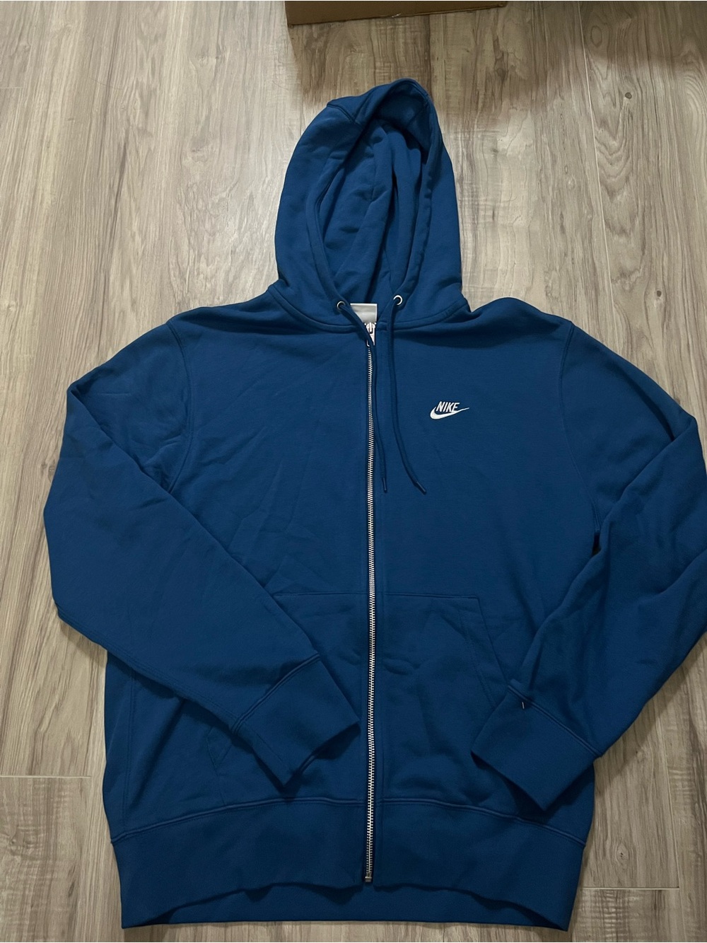 Nike Club Men's Track Top Blue zip up hoodie